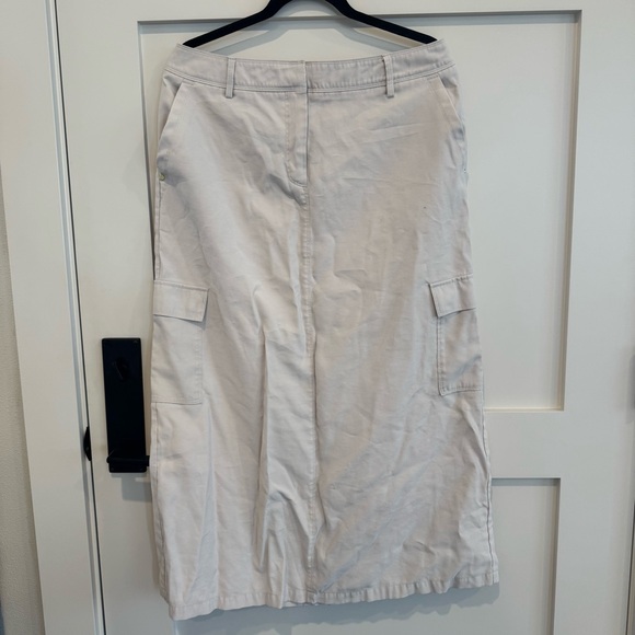vintage liz clairborne khaki cargo skirt - Picture 1 of 7
